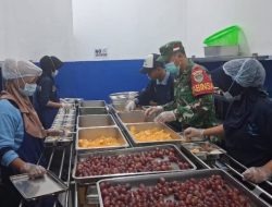 Anggota Koramil 0304/Sajira, Babinsa Desa Pajagan Lakukan Monitoring MBG di SPPG Yayasan Primaland Peduli Umat