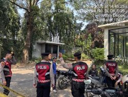 Wujudkan Kamtibmas Kondusif Personel Subden C Detasemen Perintis Sisir Permukiman Warga