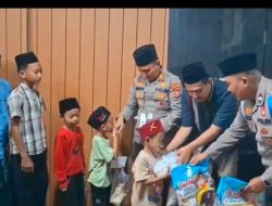 Kapolsek Jawilan Berbagi Santunan dan Bingkisan untuk Anak Yatim
