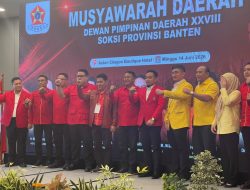 H Robinsar Terpilih Menjadi Ketua SOKSI Banten Secara Aklamasi