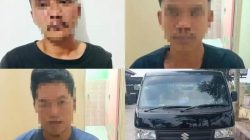 Resmob Satreskrim Polres Serang bersama Unit Reskrim Polsek Kopo. Tiga pelaku berhasil diringkus .