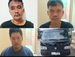 Resmob Satreskrim Polres Serang bersama Unit Reskrim Polsek Kopo. Tiga pelaku berhasil diringkus .