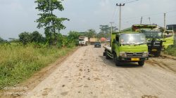 Ceceran Tanah di Jalan Raya Cikande–Rangkasbitung Km 14,5 Dikeluhkan Warga, LSM NIL Desak Tindak Pengelola Galian