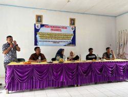 Camat Curugbitung Hadiri Musdes Sosialisasi Pembangunan Sarpras Melalui Swakelola dan Padat Karya Dalam Rangka Geliatkan Ekonomi Warga