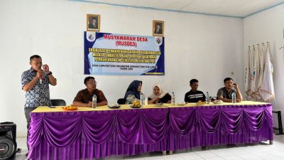 Camat Curugbitung Hadiri Musdes Sosialisasi Pembangunan Sarpras Melalui Swakelola dan Padat Karya Dalam Rangka Geliatkan Ekonomi Warga