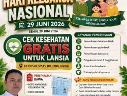 Peringati Hari Keluarga Nasional, Puskesmas Bojongjuruh Gelar Skrining Kesehatan Lansia