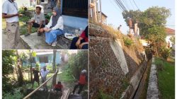 Warga Muara Ciujung Barat Kompak Gelar Jumsih Bersihkan Drainase