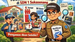 Perbedaan Data Jumlah Tenaga di SDN 1 Sukasenang, Pengawas Akan Selidiki