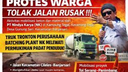Jalan Rusak Akibat Mobilisasi Beton PT Nindya Karya, ORMAS Badak Banten Perjuangan Siapkan Aksi Unjuk Rasa