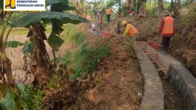 Pembangunan Irigasi P3A Karya Naga Berkualitas, TPM Deri Sihabudin: Matrial Sesuai RAB