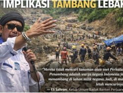 Emas dan Batu Bara di Lebak, King Badak: Penambang Bukan Pencuri, Negara Wajib Sejahterakan Rakyat