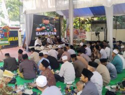 Pengajian Syahriah Ulama Umaro Tingkat Kecamatan Jawilan Dalam Rangka HUT Bhayangkara ke-80 di Mapolsek Jawilan