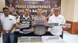 Polda Banten Ungkap Peredaran Rokok Tanpa Pita Cukai, Amankan 89 Bal Rokok Ilegal