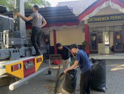 Dukung Program ASRI Pemerintah, Personel Detasemen Perintis Korsabhara Polri Gelar Aksi Kurve Bersama