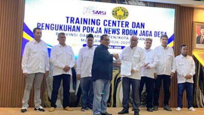 Perluas Garis Perjuangan Pers ke Pelosok Banten, Pokja Newsroom Jaga Desa Kabupaten/Kota Resmi Dilantik