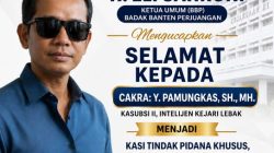 H. Eli Sahroni Ucapkan Selamat Kepada Cakra Y. Pamungkas Atas Jabatan Baru Kasi Pidsus Kejari Timor Tengah Utara
