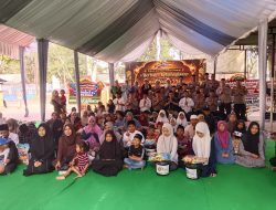 Polsek Jawilan Polres Serang Berbagi Kebahagiaan di HUT Polri ke-80