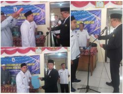 Kades Mekarsari Tekankan Pentingnya Sinergi dan Pelayanan Publik di Acara Sertijab Sekdes