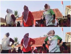 SDN 1 Cilayang Gelar Senam Bersama Siswa, Semarak, Semangat dan Ceria