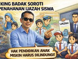 King Badak Soroti Dugaan Penahanan Ijazah Siswa, Minta Hak Pendidikan Anak Miskin Dilindungi