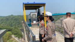 Kapolres Lebak Tinjau Langsung Bendungan Karian, Pastikan Kesiapan Sumber Air Hadapi Karhutla