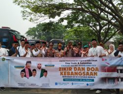 Kapolres Lebak Didampingi Kapolsek Cibadak Lepas Pemberangkatan ASN dan PKK Ikuti Dzikir dan Do’a Kebangsaan di Jakarta