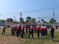 Jelang HUT RI ke-81, Koramil & Polsek Sajira Gembleng Paskibra dengan Semangat dan Tanggung jawab