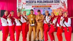 Tampil Memukau, Tim Senam Desa Parungsari Kecamatan Sajira Raih Juara Lomba Senam Kreasi HUT RI ke-81