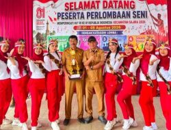 Tampil Memukau, Tim Senam Desa Parungsari Kecamatan Sajira Raih Juara Lomba Senam Kreasi HUT RI ke-81