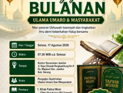 Pengajian Bulanan MUI Kecamatan Jawilan, Momentum HUT RI ke-81 untuk Pererat Ukhuwah Islamiyah