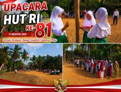 Warga Pasir Buntu Antusias Laksanakan Upacara HUT ke-81 RI, Ketua RT Turut Hadir