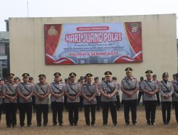 Kapolresta Serang Kota Pimpin Upacara Peringatan Hari Juang Polri Tahun 2026