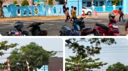 Camat Kopo Bermain Bola Bersama Siswa SDN Kopo, Suasana Ceria Warnai Halaman Kecamatan