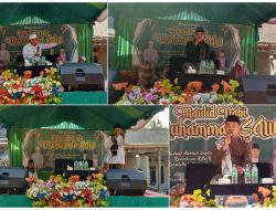 Peringatan Maulid Nabi di Kp. Panenjoan Desa Senanghati, Teladani Akhlak Rasulullah