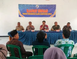 Perkuat Sinergitas Antar-Instansi, Forum Lintas Sektoral Kecamatan Sajira Gelar Rapat Dinas Bulanan