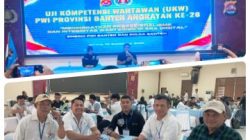 51 Wartawan Dinyatakan Kompeten, 3 Asal Jawilan Lulus UKW di Mapolda Banten