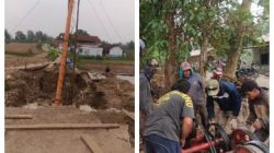 Pengerjaan Jembatan Bojot-Cemplang Jawilan diduga molor ,Proyek Rp 570 Juta Baru Dimulai,