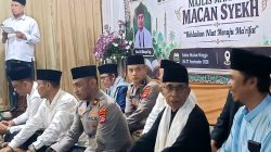 Kasihumas Polres Lebak Hadiri Istighosah Haul Syekh Abdul Qadir Al-Jailani di Cikulur