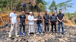 Bentuk Kepedulian, LSM Harimau DPC Kab. Lebak dan BPPKB DPAC Malingping  Salurkan Donasi untuk Pesantren Terdampak Kebakaran