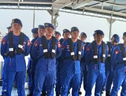 Bergabung Bersama Ditpolairud Polda Banten, 5 Pewarta Delegasi PWI Banten Ikut Operasi SAR Menuju Ujung Kulon