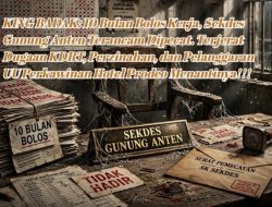 Sekdes Gunung Anten Terancam Dipecat: 10 Bulan Bolos Kerja, Terjerat Dugaan KDRT dan Perzinahan
