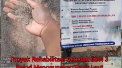 Proyek Revitalisasi SDN 3 Bejod Disorot, Diduga Gunakan Pasir Laut. Pihak Sekolah dan P2SP Benarkan Penggunaan Pasir Laut