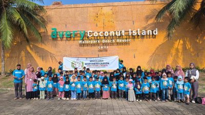 Haru! 70 Anak Yatim Bahagia Liburan Gratis Bareng Wartawan Cilegon di Avery Coconut Island – Kado HUT ke-26 Banten