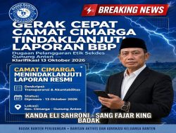 Camat Cimarga Tindaklanjuti Laporan Dugaan Pelanggaran Etik Sekdes Gunung Anten