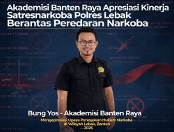 Akademisi Banten Raya Apresiasi Kinerja Satresnarkoba Polres Lebak Berantas Peredaran Narkoba