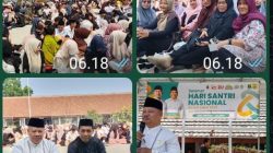 Ratusan Siswa SMAN 1 Sajira Meriahkan Peringatan Hari Santri Nasional dengan Tausiyah dan Ngaliwet Bersama.