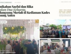 Pernikahan Saeful dan Rika Satukan Dua Keluarga, Berlangsung Meriah di Kediaman Kades Gunung Anten