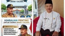 Kepala SMAN 1 Sajira Keluarkan Imbauan Tegas, Siswa Dilarang Ikut Aksi Massa Demonstrasi