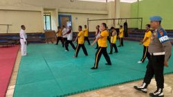 Jaga Stamina, Bag SDM Polres Lebak Gelar Tes Kesamaptaan Jasmani dan Beladiri Polri Semester II 2026