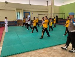 Jaga Stamina, Bag SDM Polres Lebak Gelar Tes Kesamaptaan Jasmani dan Beladiri Polri Semester II 2026